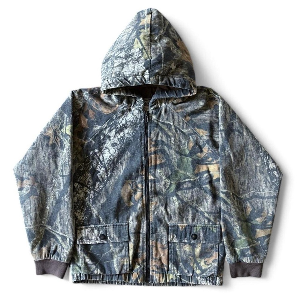 y2k Field Staff by Mossy Oak Bomber Jacket 17.5 x 22